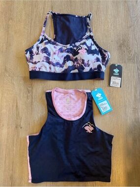 Rabbit limited edition Amanda Basham Crop Tank & Sports Bras